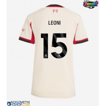 Ženski Nogometni dresi Liverpool Giovanni Leoni #15 Gostujoči 2025-26 Kratek Rokav